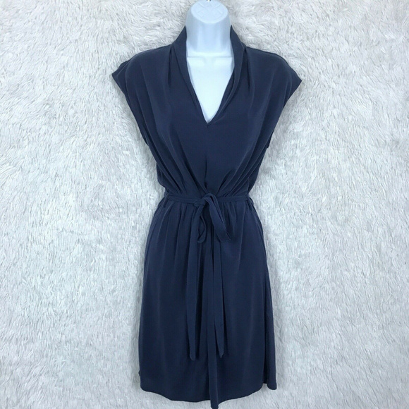 Forever 21 Dresses & Skirts - CLEARANCE F21 Popover Shirt Dress Tie Waist Blue
